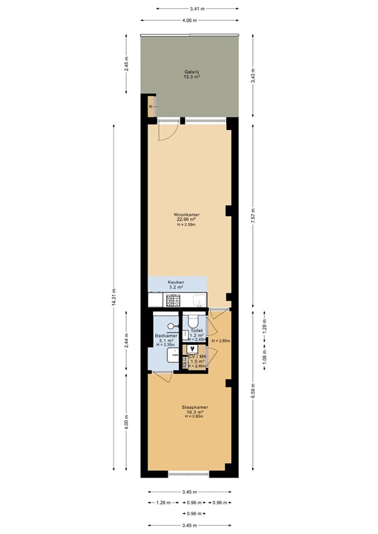 mediumsize floorplan